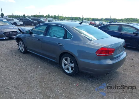 2013 Volkswagen Passat 2.0L Tdi Se из США, поврежденный, VIN 1VWBN7A35DC126061